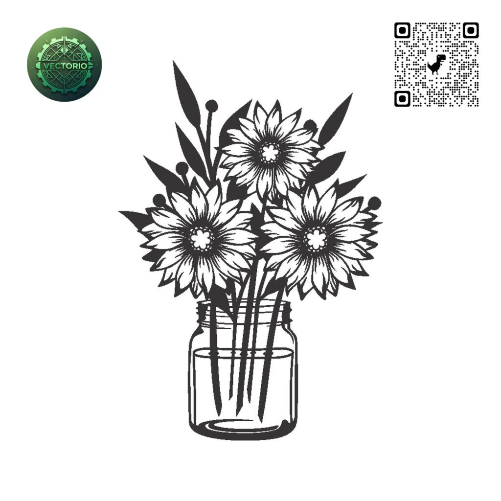 FLOWER LEAF TREE 71 vector design for laser cutting and engraving