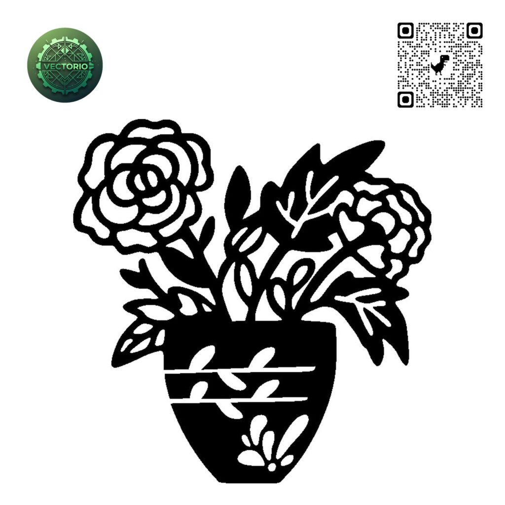 FLOWER LEAF TREE 73 vector design for laser cutting and engraving