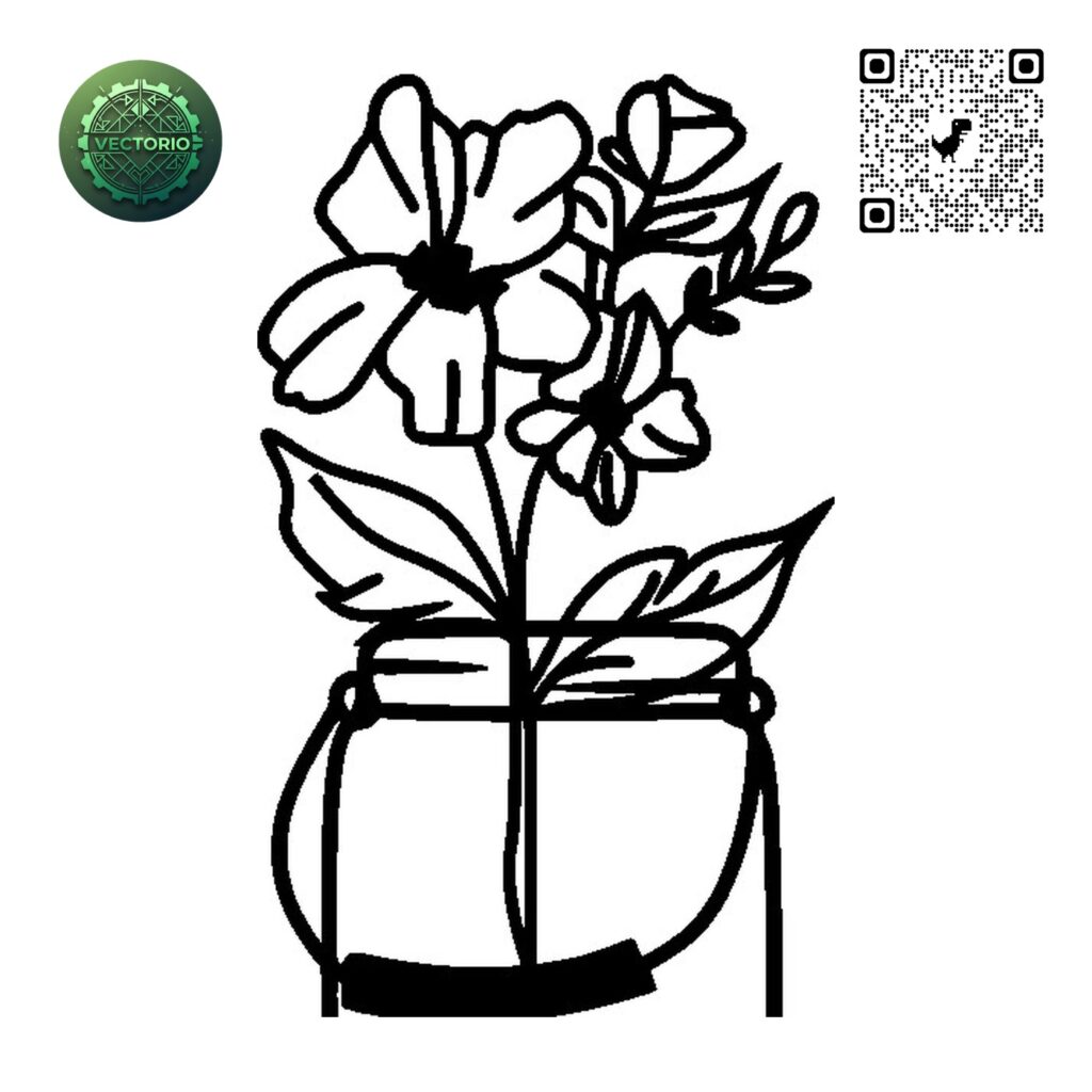 FLOWER LEAF TREE 77 vector design for laser cutting and engraving
