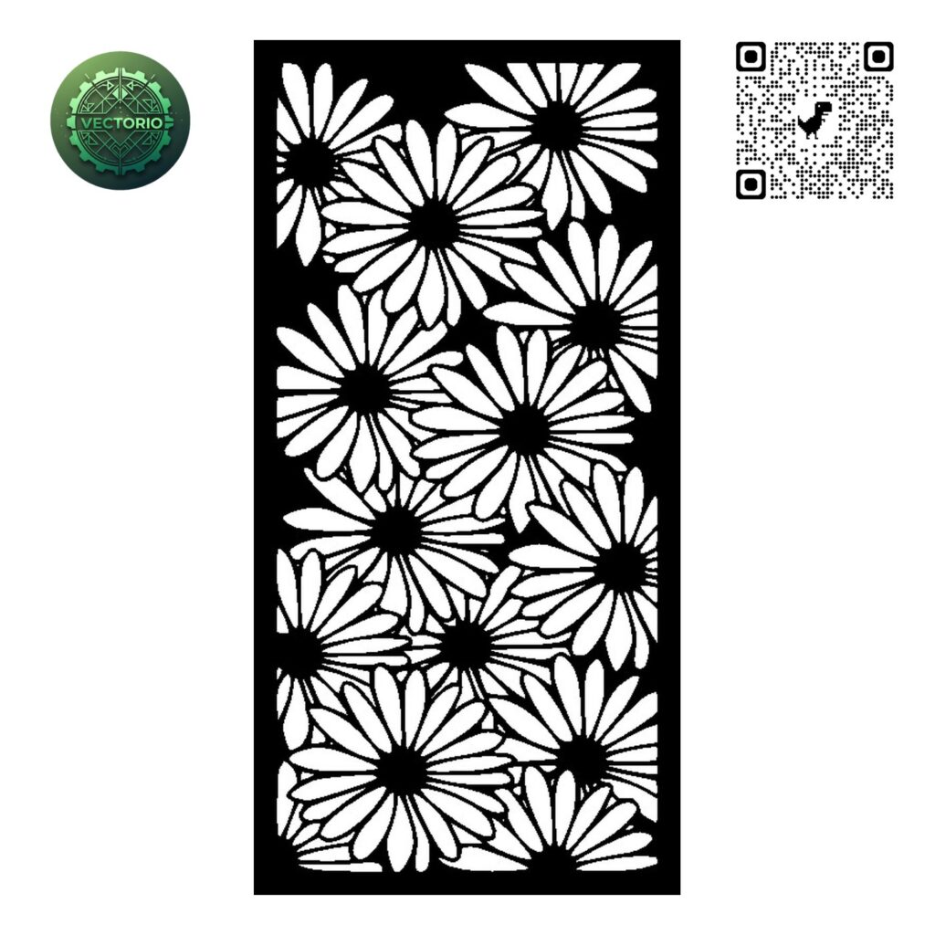 FLOWER LEAF TREE 84 vector design for laser cutting and engraving