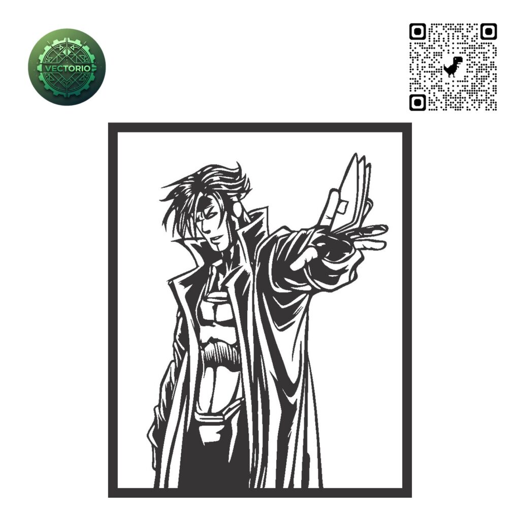 GAMBITO 2 vector design for laser cutting and engraving