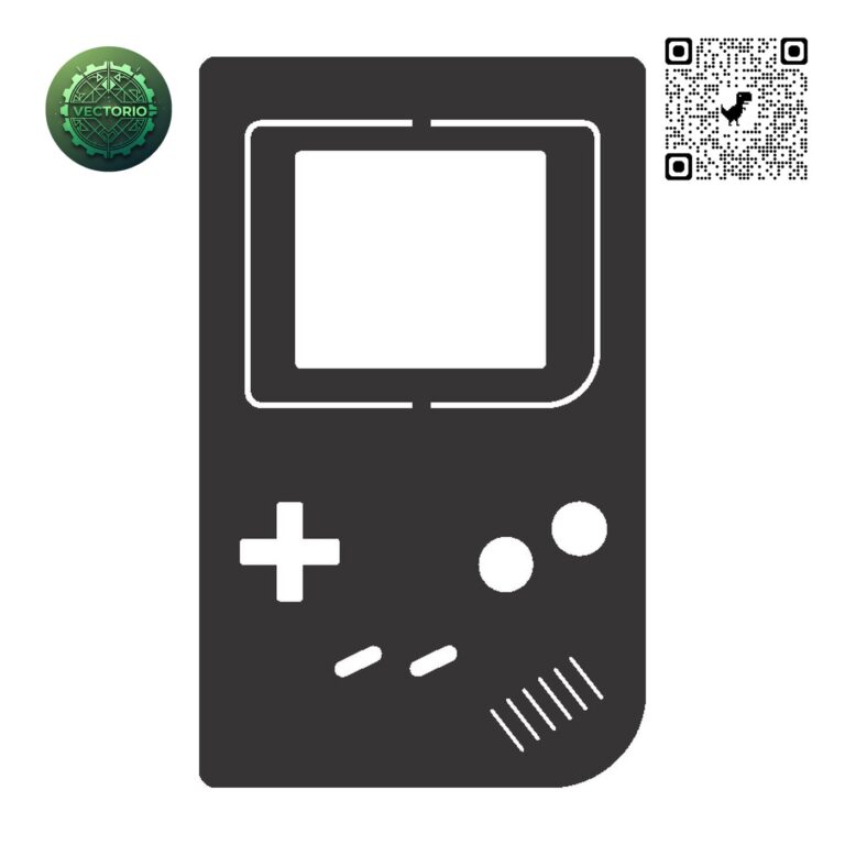GAMEBOY vector design for laser cutting and engraving