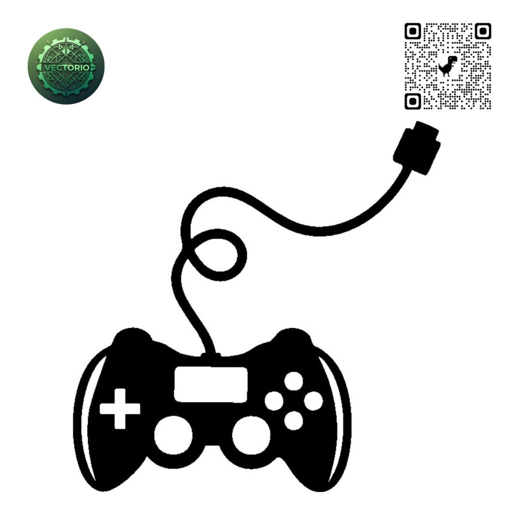 JOYSTICK 1 vector design for laser cutting and engraving