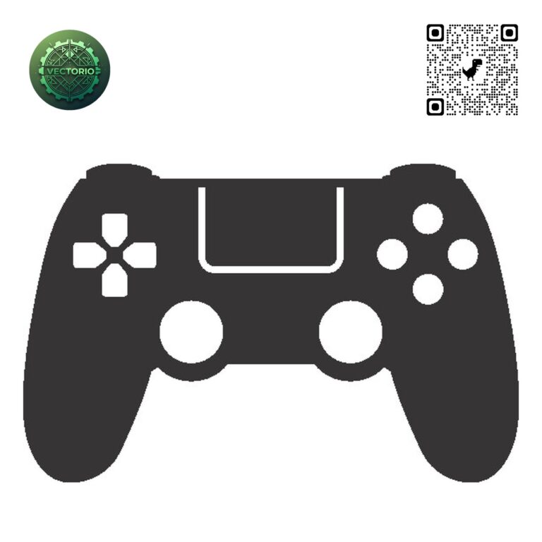JOYSTICK PLAYSTATION 2 vector design for laser cutting and engraving