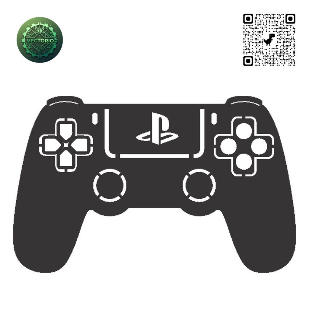 JOYSTICK PLAYSTATION 3 vector design for laser cutting and engraving
