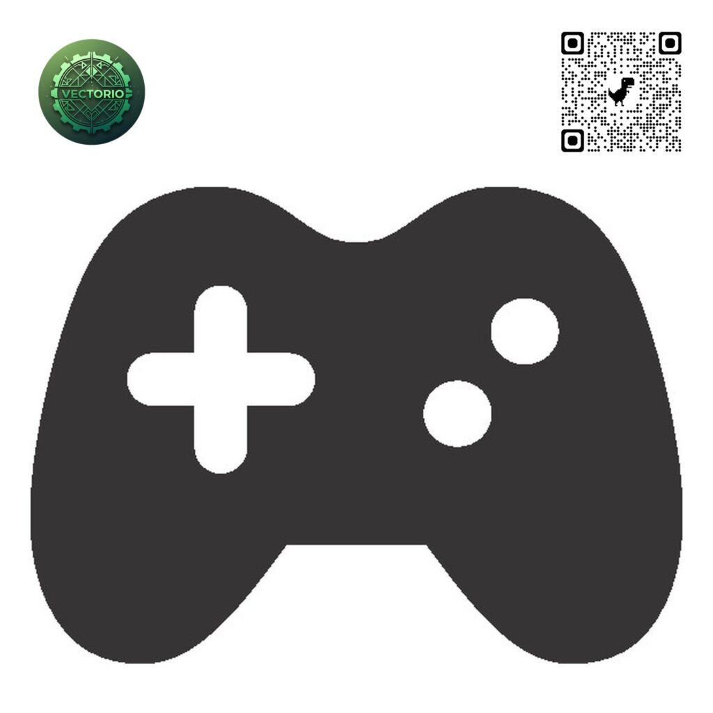 JOYSTICK SIMPLE 1 vector design for laser cutting and engraving