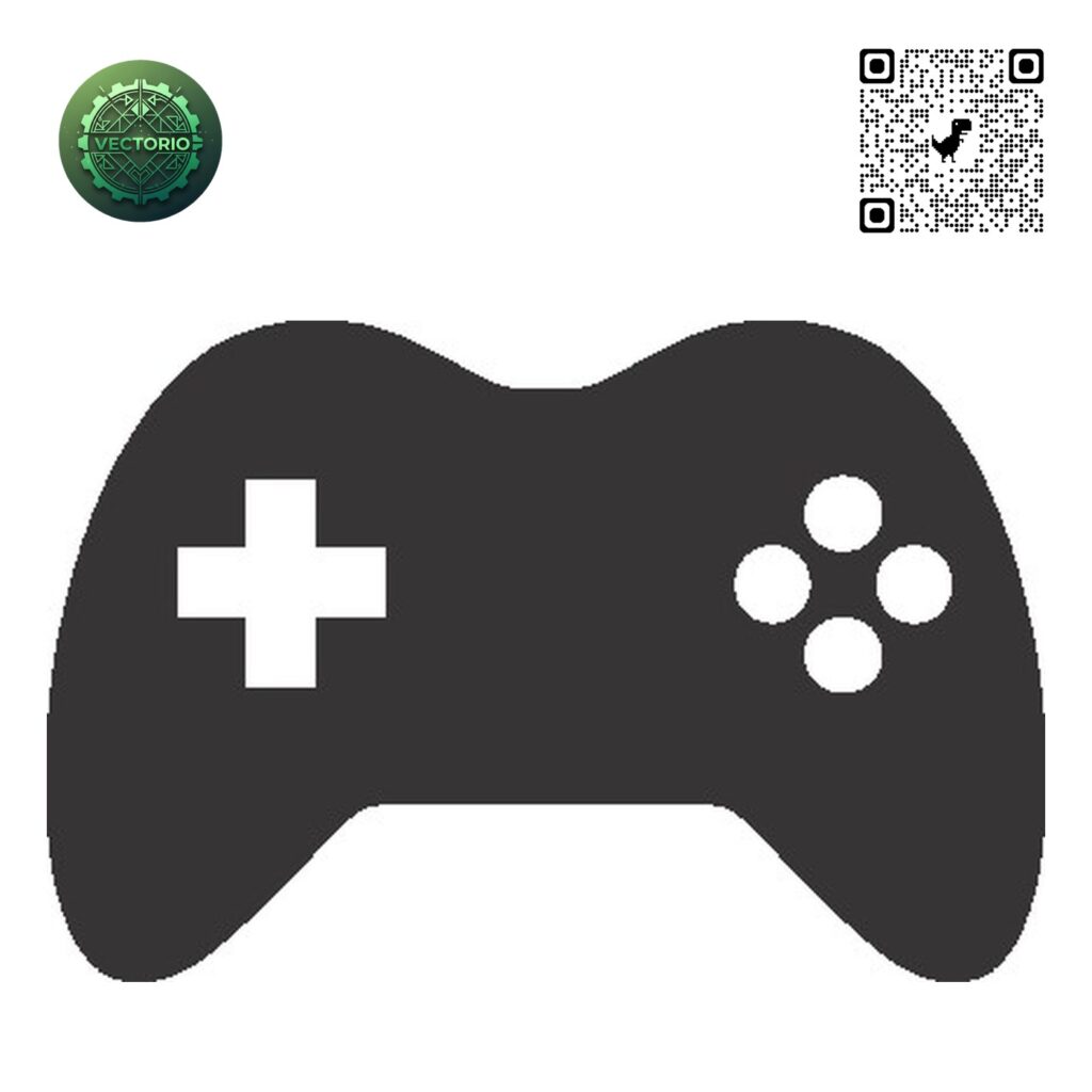 JOYSTICK SIMPLE 2 vector design for laser cutting and engraving