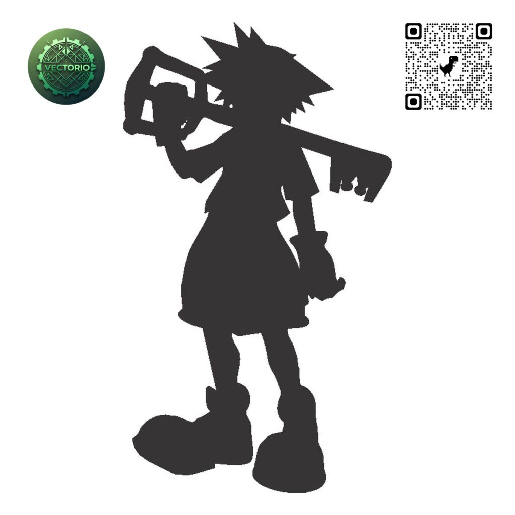 KINGDOM HEARTS vector design for laser cutting and engraving