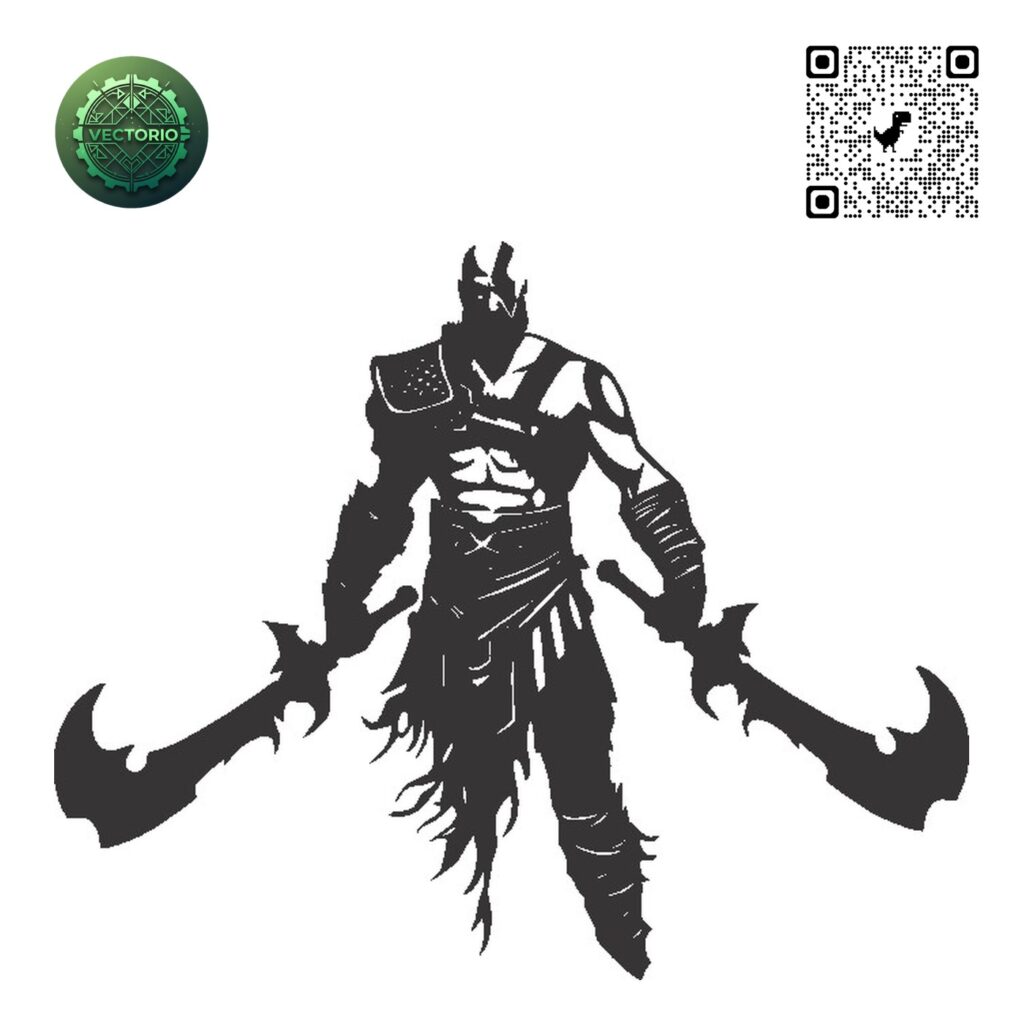 KRATOS 1 vector design for laser cutting and engraving