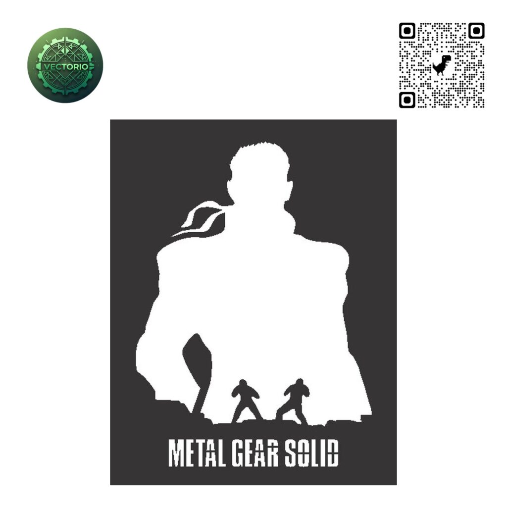 METAL GEAR SOLID 1 vector design for laser cutting and engraving