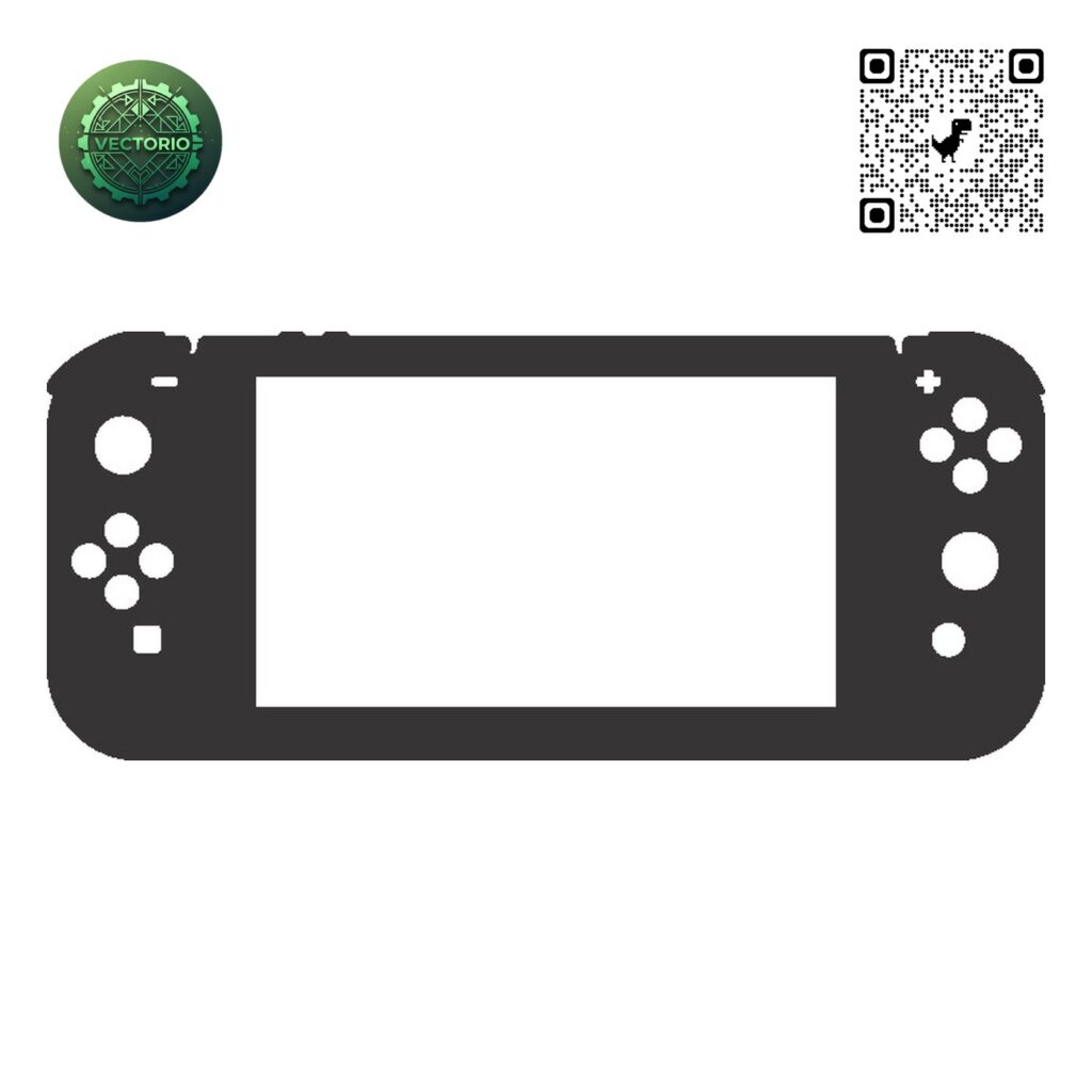 NINTENDO SWITCH vector design for laser cutting and engraving