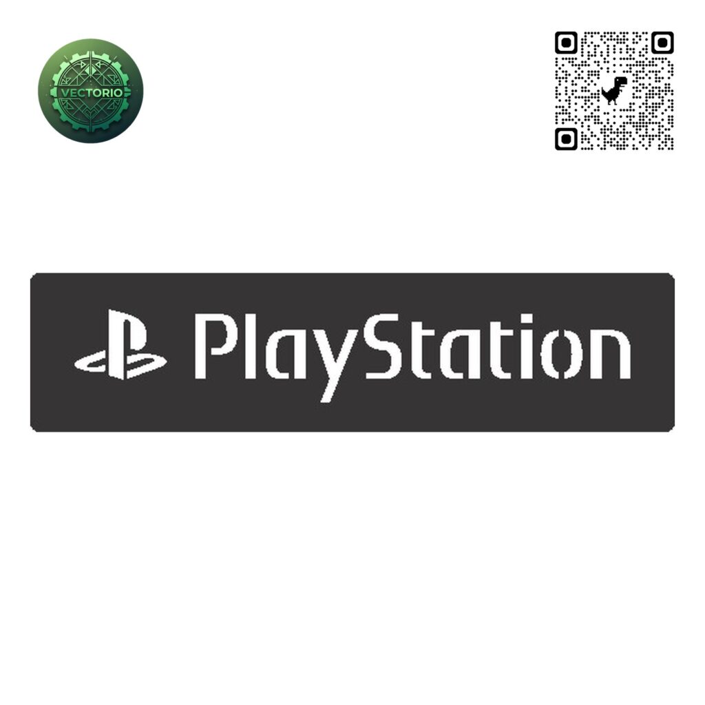 PLAYSTATION LOGO vector design for laser cutting and engraving