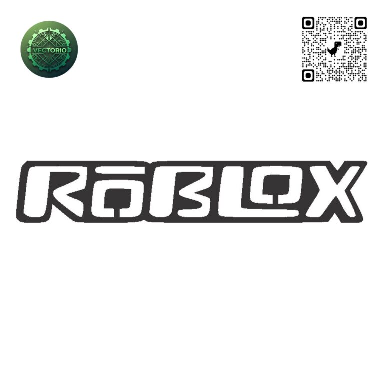 ROBLOX LOGO vector design for laser cutting and engraving