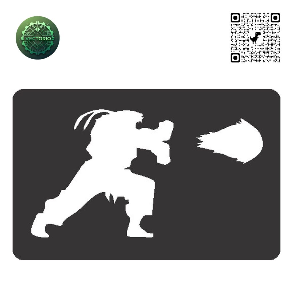 RYU 2 vector design for laser cutting and engraving