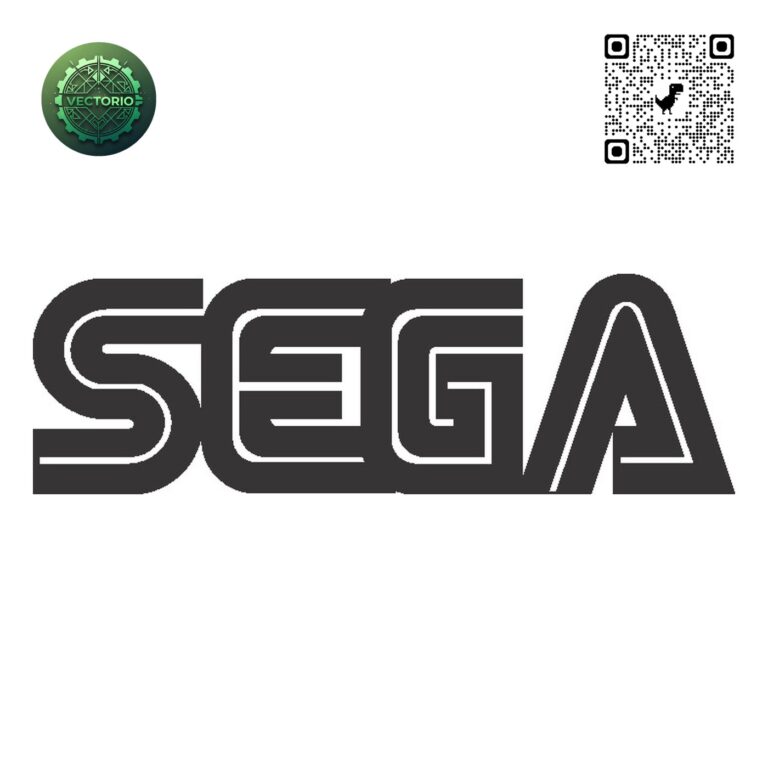 SEGA LOGO vector design for laser cutting and engraving