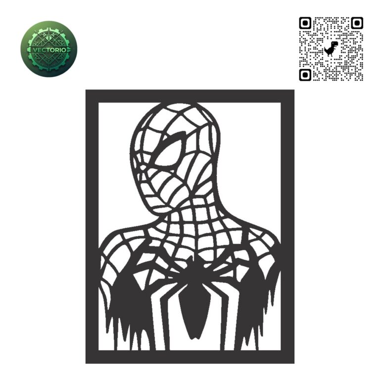 SPIDERMAN 13 vector design for laser cutting and engraving