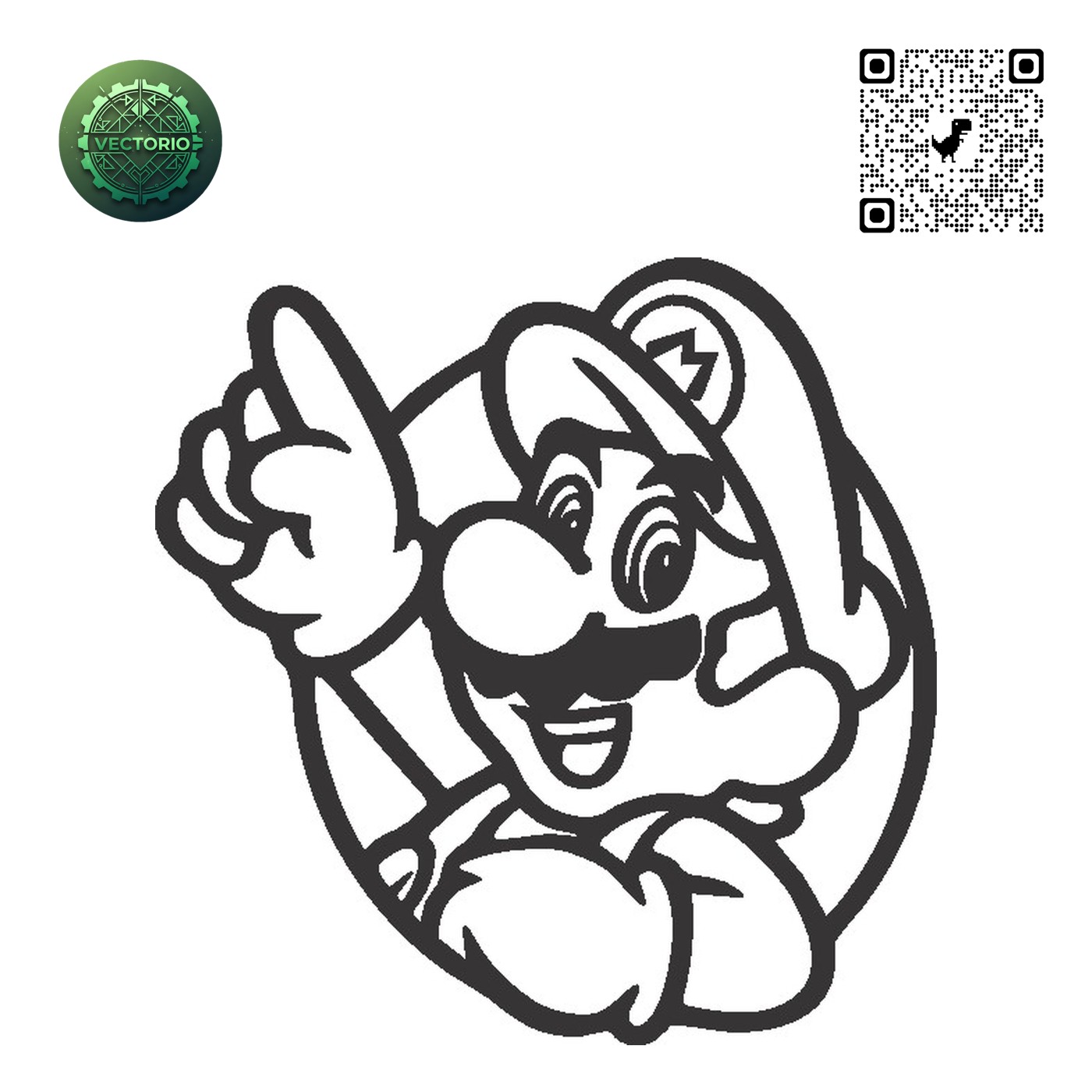 THE SIMPSONS KRUSTY vector design for laser cutting and engraving