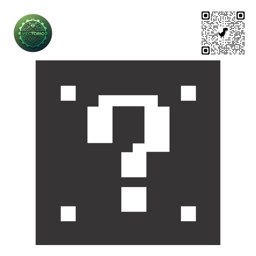 SUPER MARIO - BLOQUE MONEDAS vector design for laser cutting and engraving