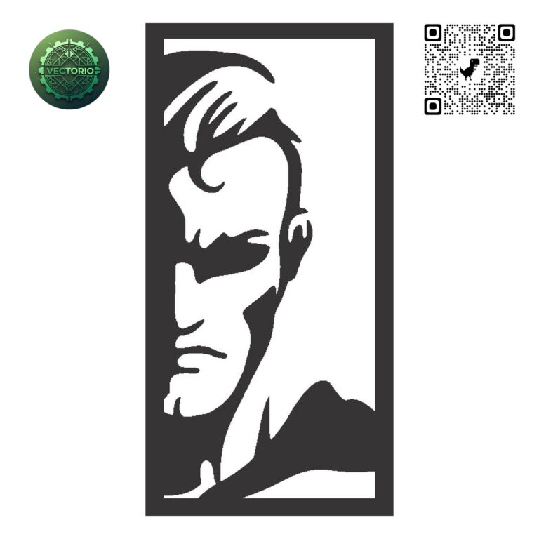 SUPERMAN 3 vector design for laser cutting and engraving