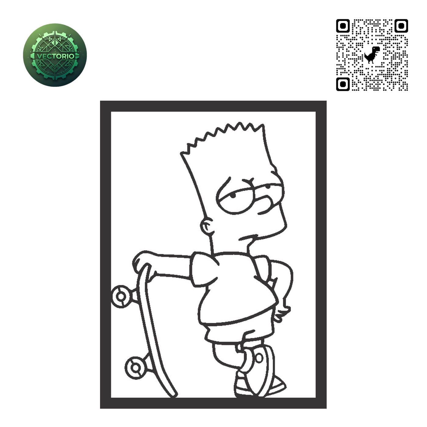 THE SIMPSONS KRUSTY vector design for laser cutting and engraving