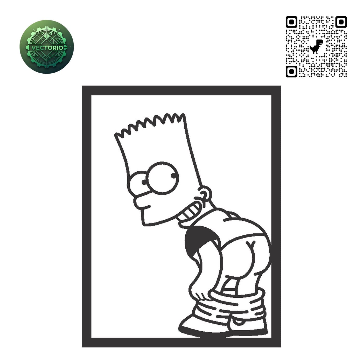 THE SIMPSONS KRUSTY vector design for laser cutting and engraving