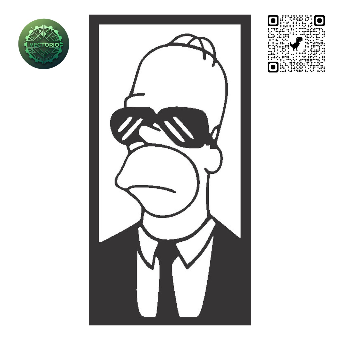 THE SIMPSONS KRUSTY vector design for laser cutting and engraving