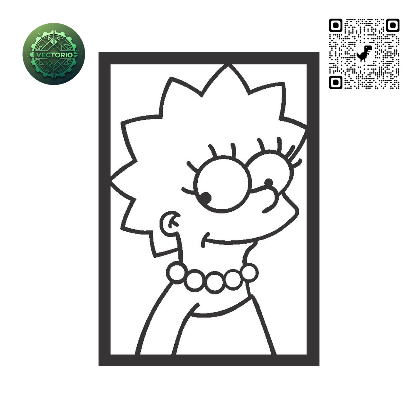 THE SIMPSONS KRUSTY vector design for laser cutting and engraving