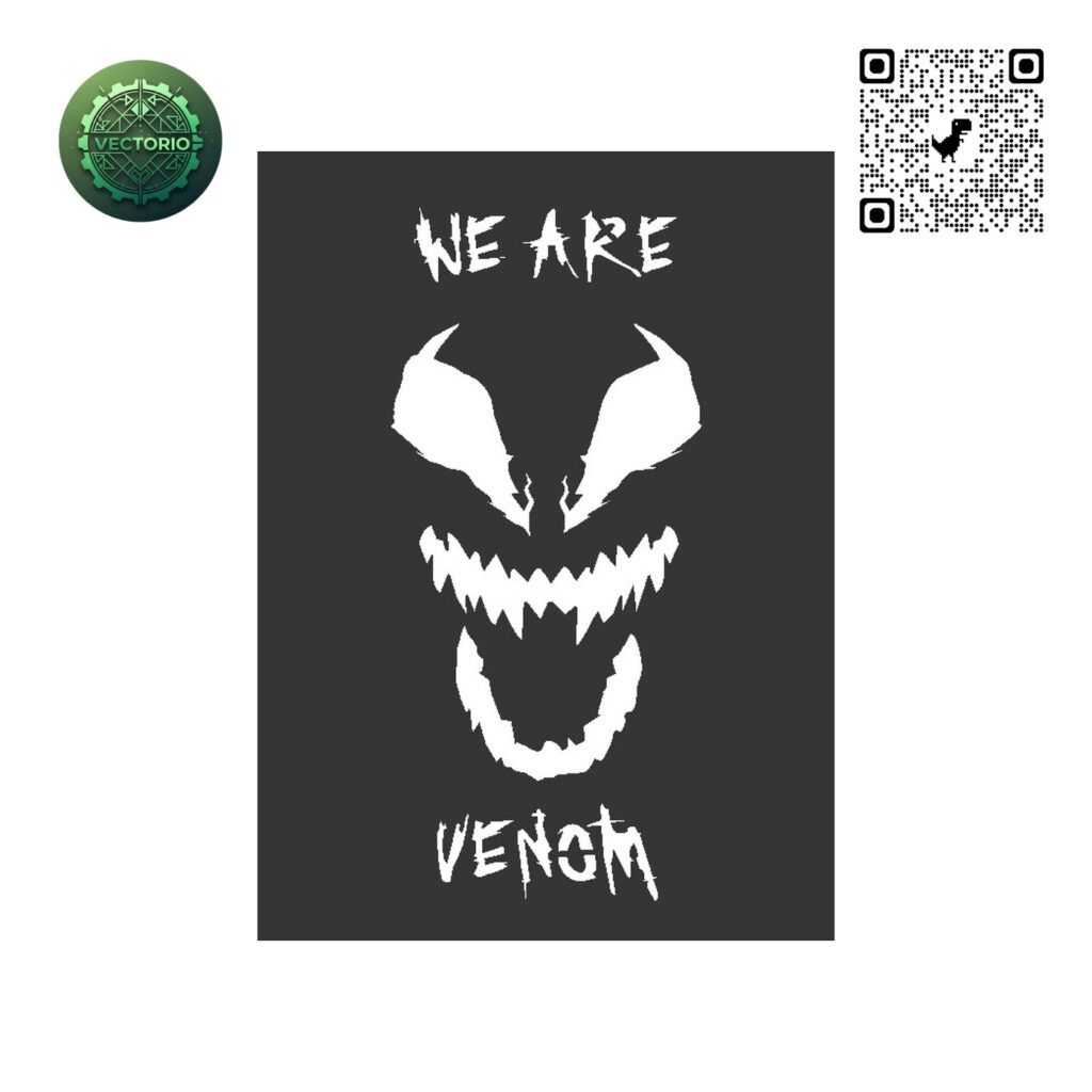 VENOM 3 vector design for laser cutting and engraving