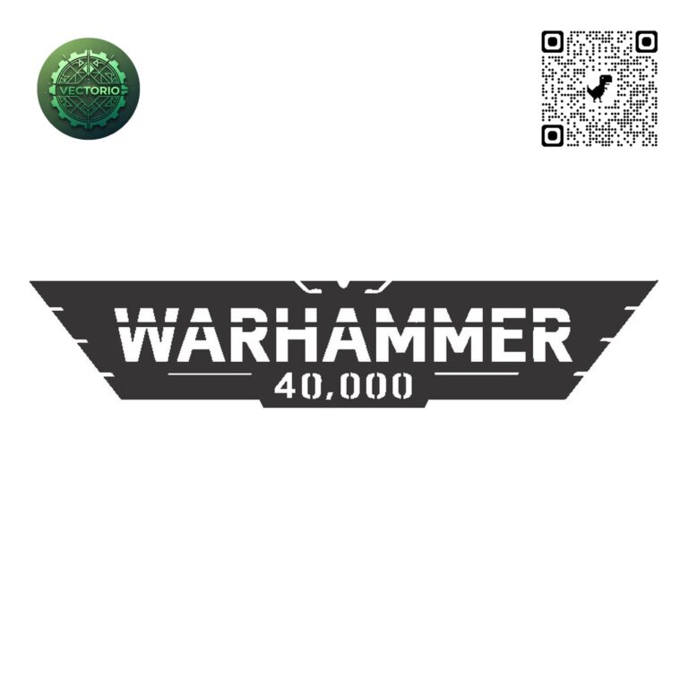 WARHAMMER 40K LOGO vector design for laser cutting and engraving