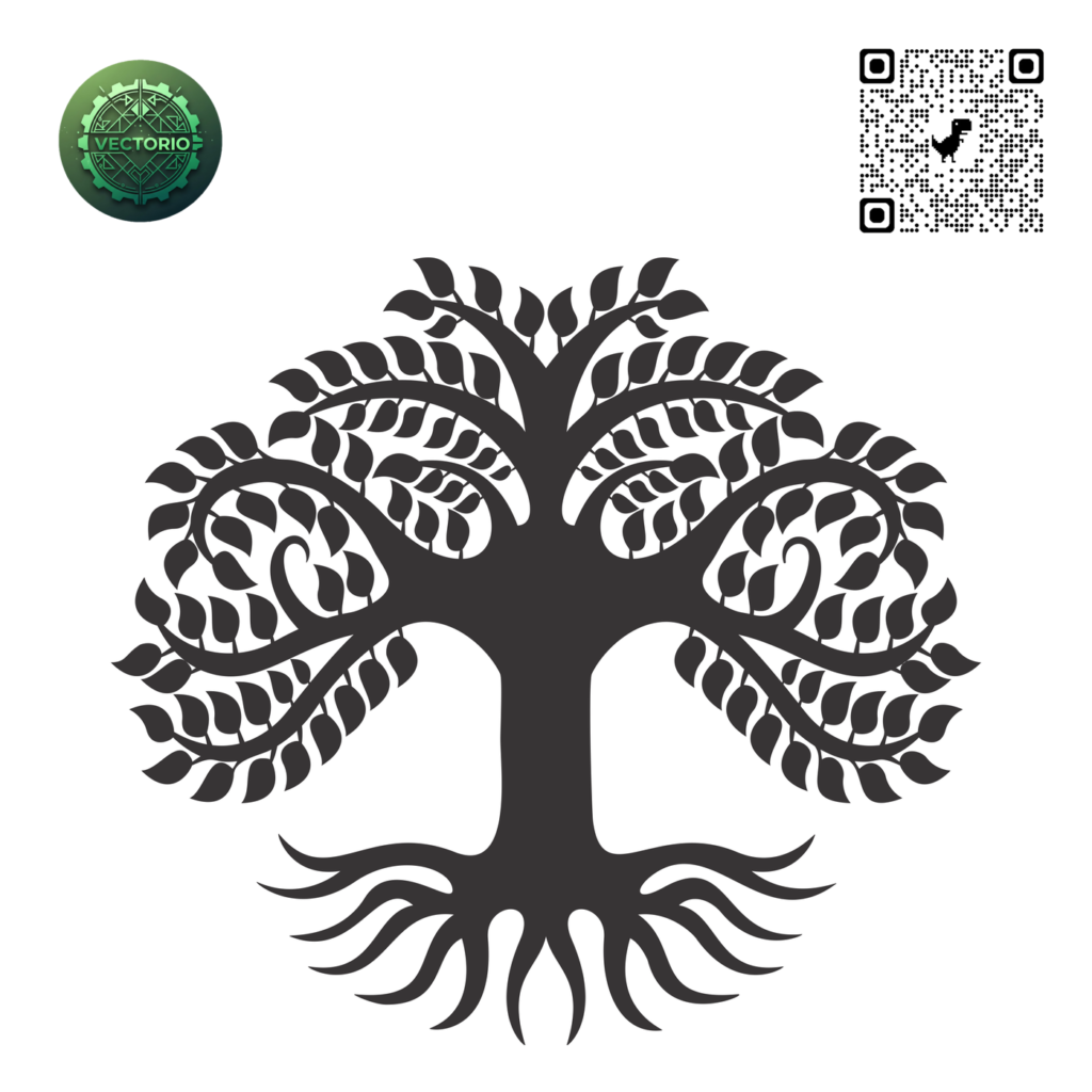 CELTIC TREE OF LIFE 20 vector design for laser cutting and engraving