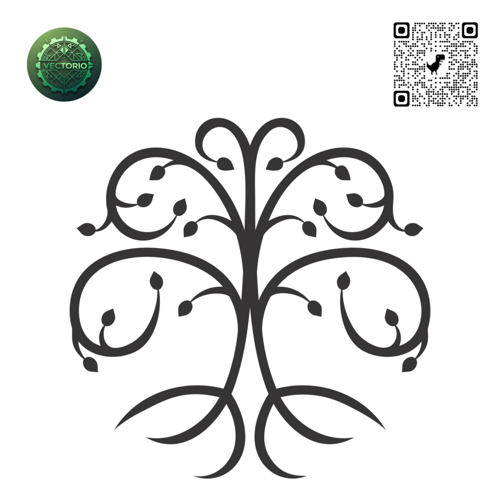 CELTIC TREE OF LIFE 22 vector design for laser cutting and engraving