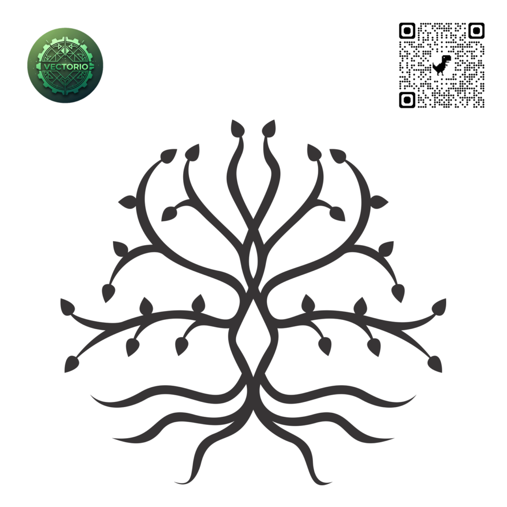 CELTIC TREE OF LIFE 23 vector design for laser cutting and engraving