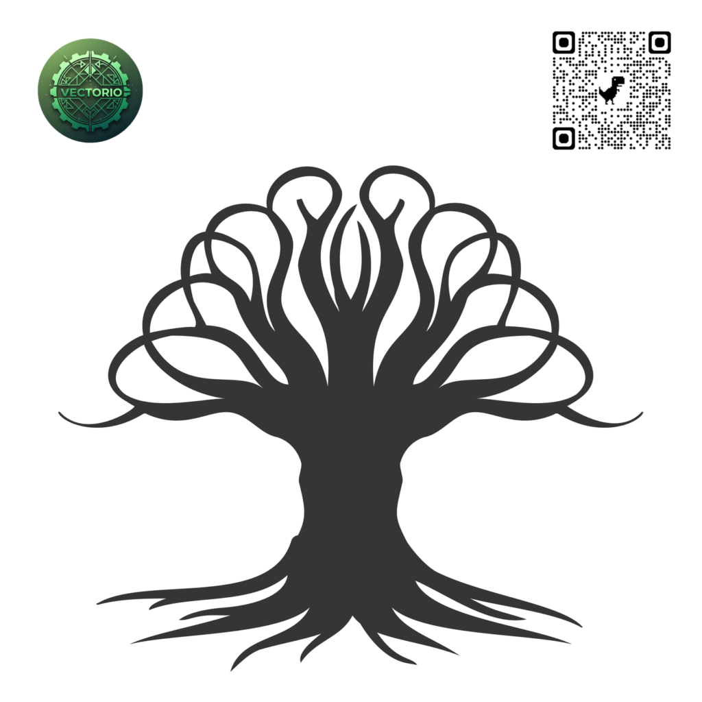 CELTIC TREE OF LIFE 39 vector design for laser cutting and engraving