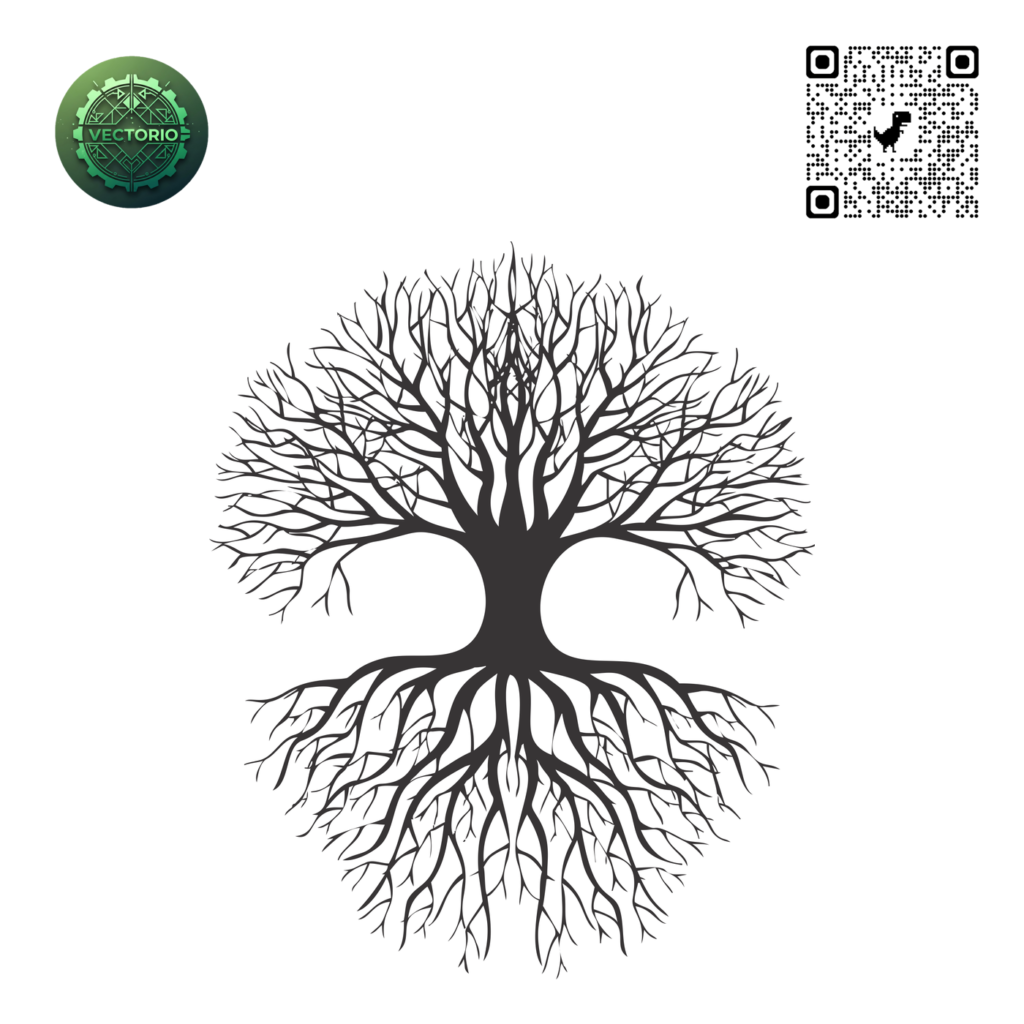 CELTIC TREE OF LIFE 42 vector design for laser cutting and engraving