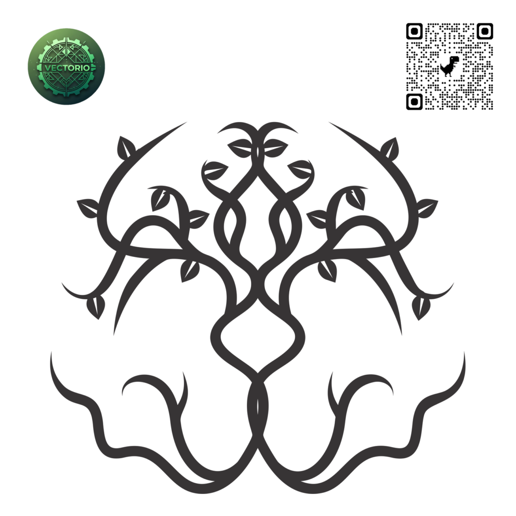 CELTIC TREE OF LIFE 44 vector design for laser cutting and engraving