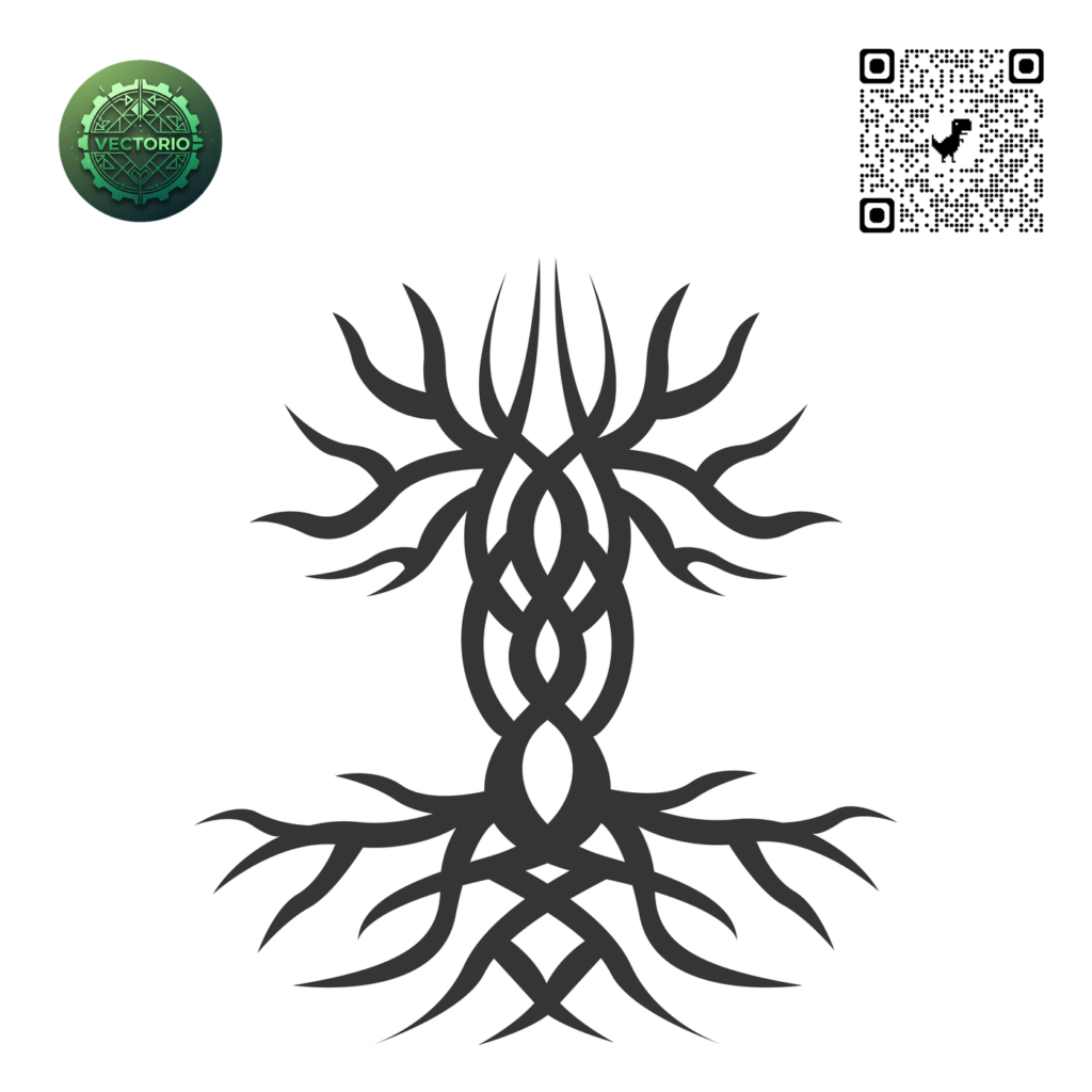 CELTIC TREE OF LIFE 46 vector design for laser cutting and engraving