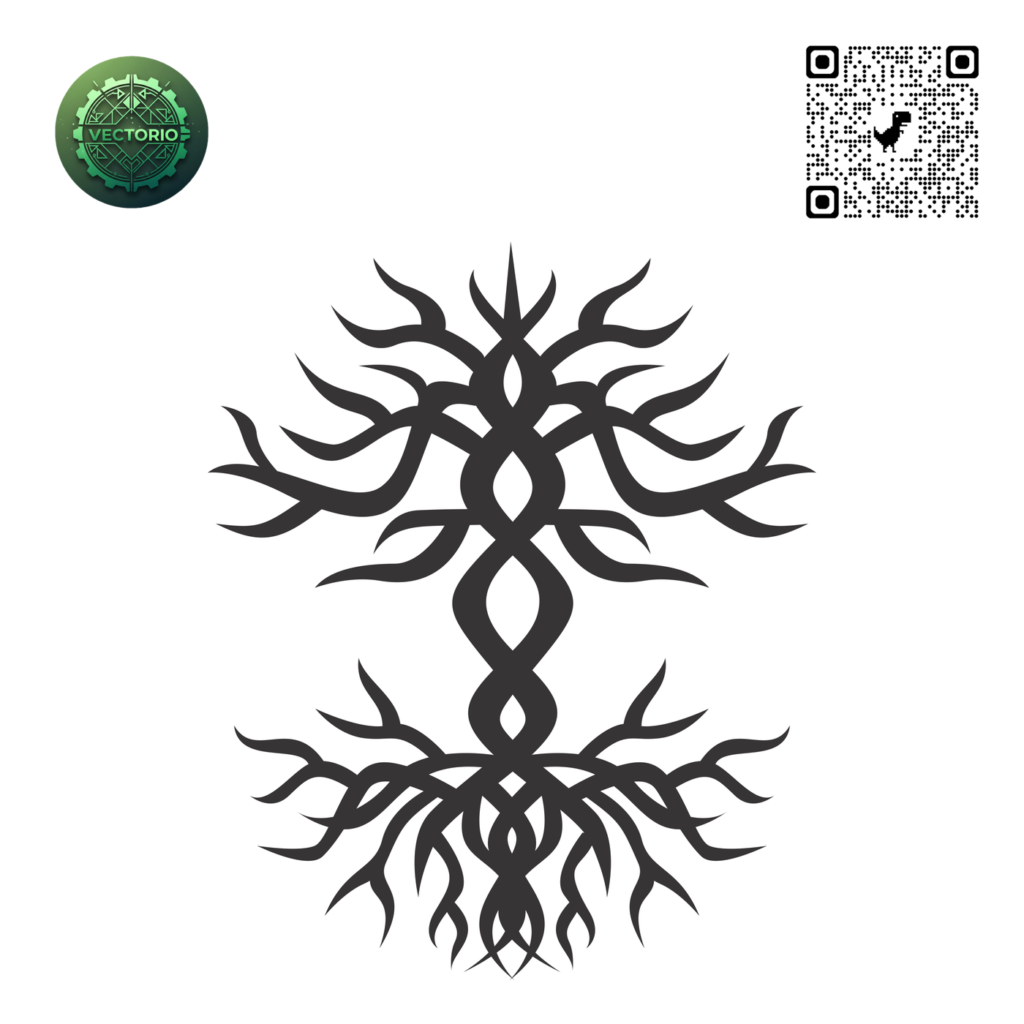 CELTIC TREE OF LIFE 47 vector design for laser cutting and engraving