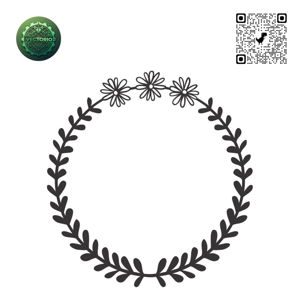 DECORATIVE ORNAMENT FRAME 107 vector design for laser cutting and engraving