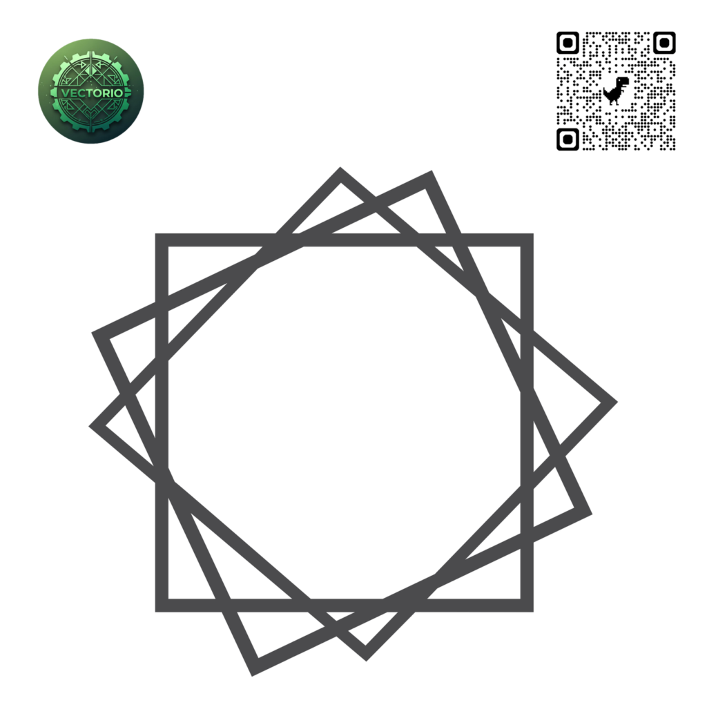 DECORATIVE ORNAMENT FRAME 135 vector design for laser cutting and engraving