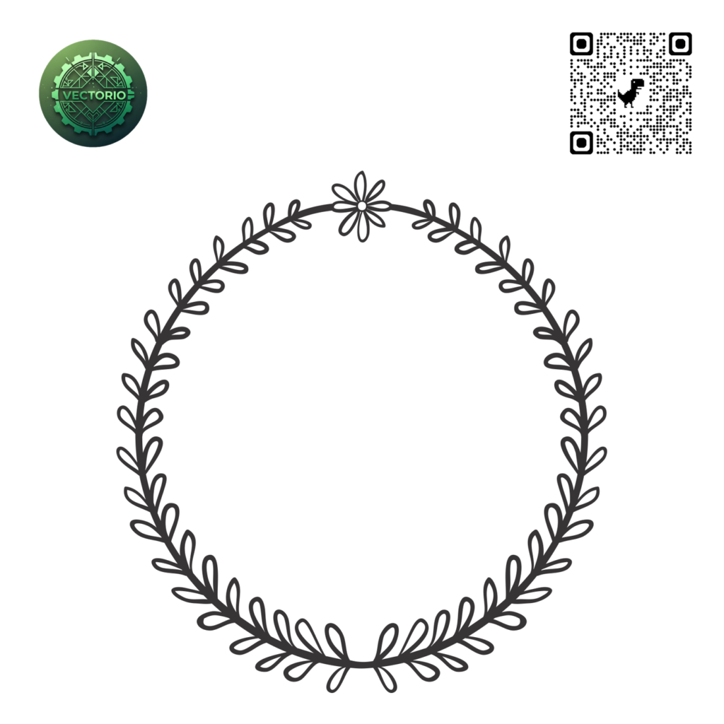 DECORATIVE ORNAMENT FRAME 142 vector design for laser cutting and engraving