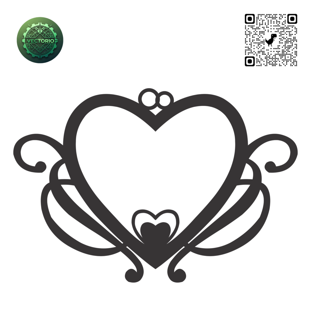 DECORATIVE ORNAMENT FRAME 170 vector design for laser cutting and engraving