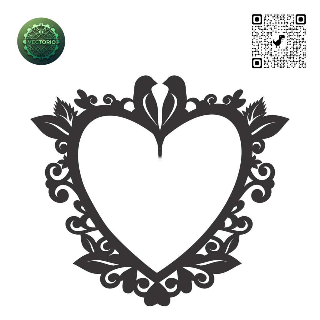 DECORATIVE ORNAMENT FRAME 172 vector design for laser cutting and engraving