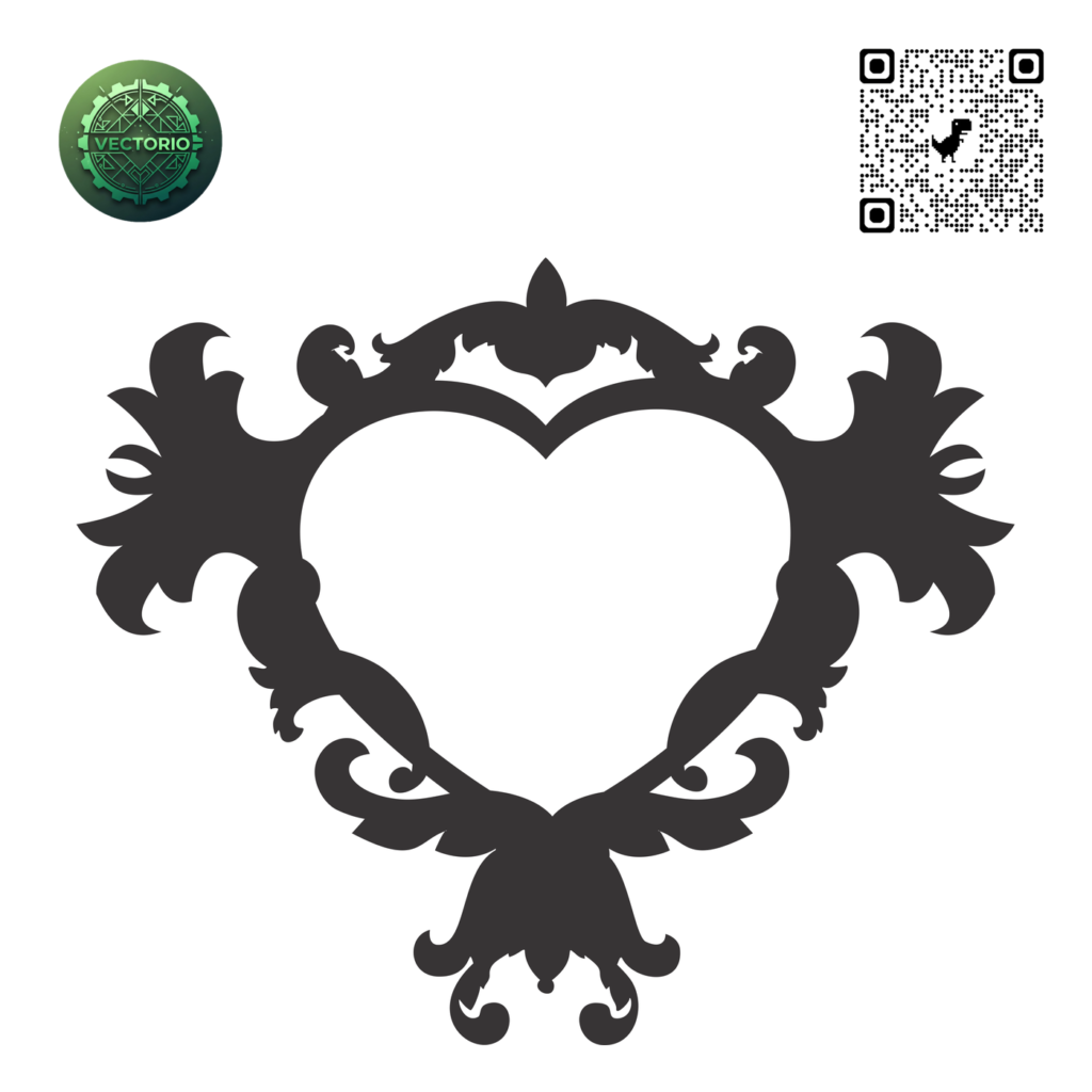 DECORATIVE ORNAMENT FRAME 173 vector design for laser cutting and engraving