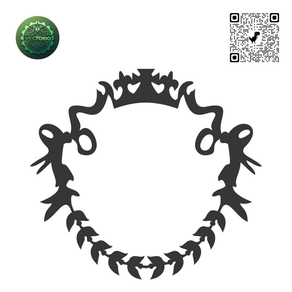 DECORATIVE ORNAMENT FRAME 175 vector design for laser cutting and engraving