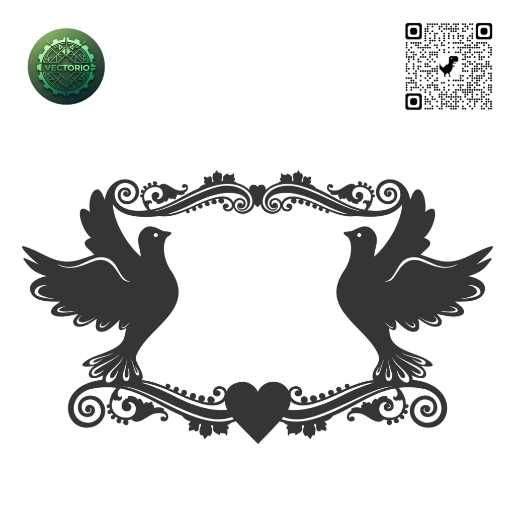 DECORATIVE ORNAMENT FRAME 184 vector design for laser cutting and engraving