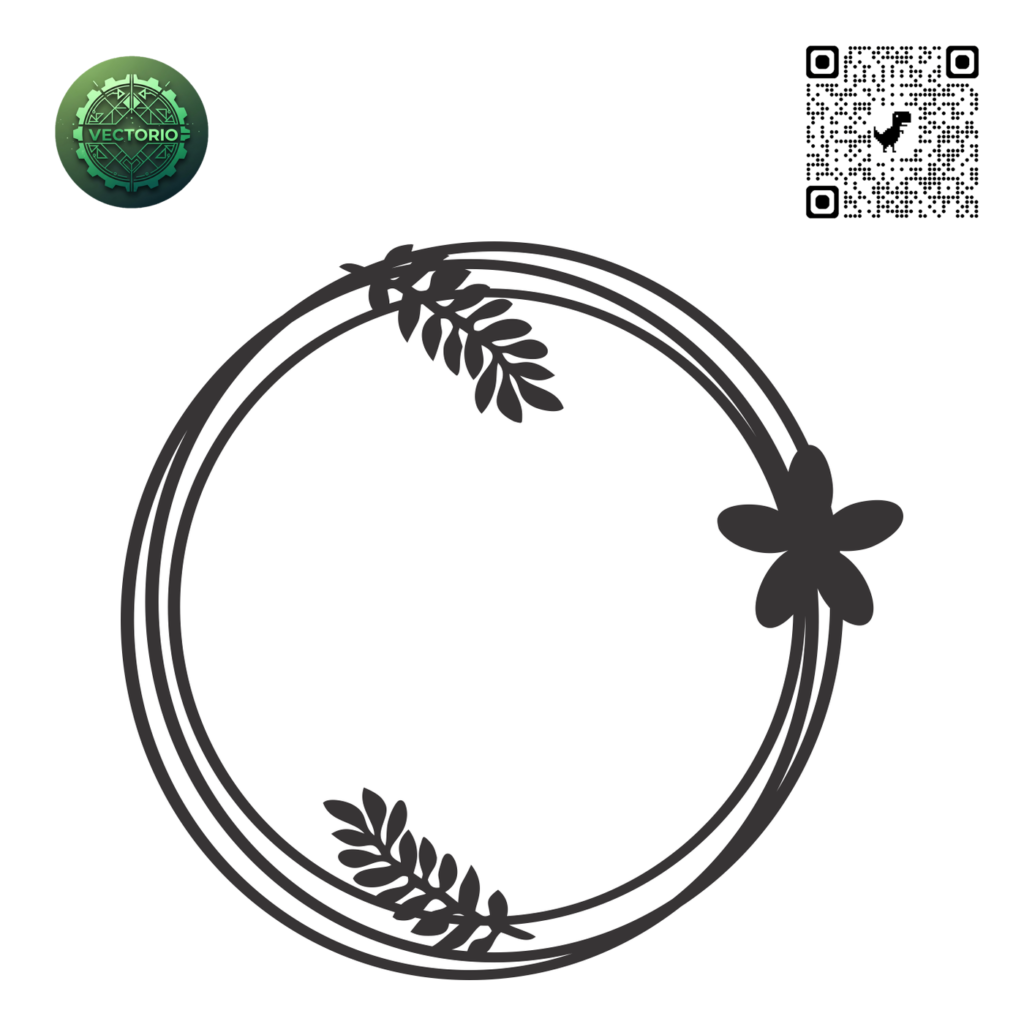 DECORATIVE ORNAMENT FRAME 38 vector design for laser cutting and engraving