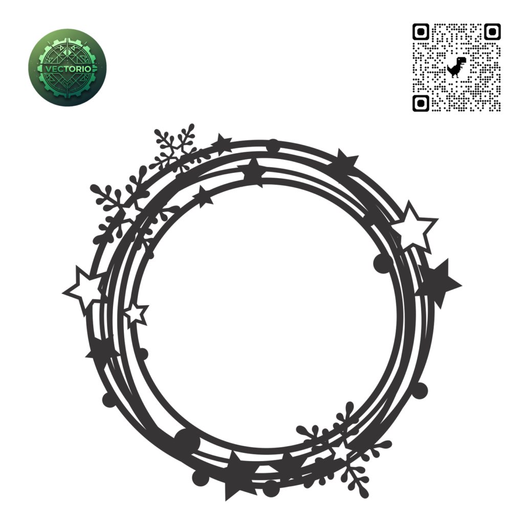 DECORATIVE ORNAMENT FRAME 42 vector design for laser cutting and engraving