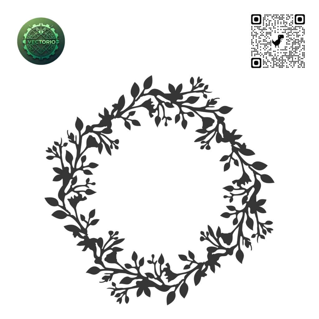 DECORATIVE ORNAMENT FRAME 48 vector design for laser cutting and engraving