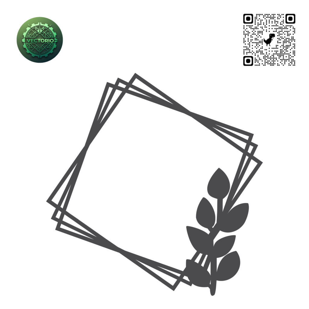DECORATIVE ORNAMENT FRAME 53 vector design for laser cutting and engraving