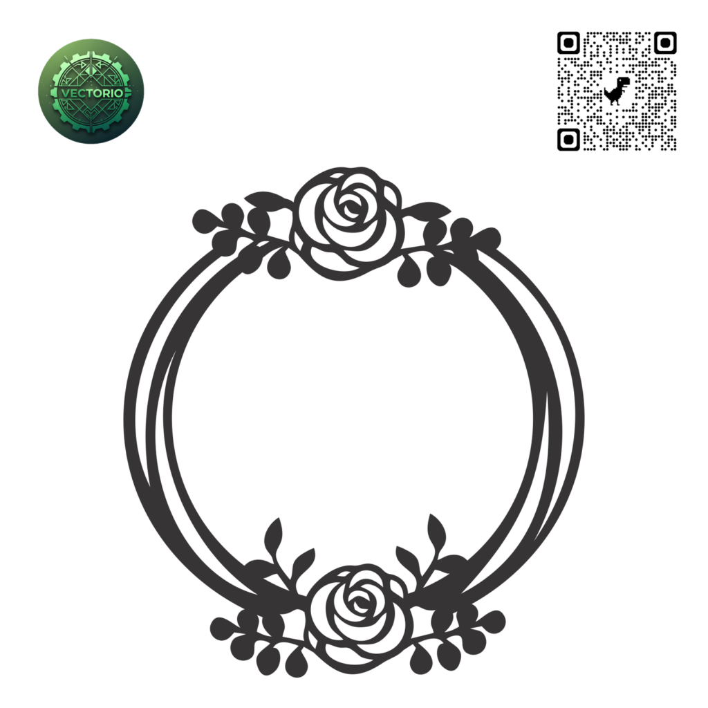 DECORATIVE ORNAMENT FRAME 59 vector design for laser cutting and engraving